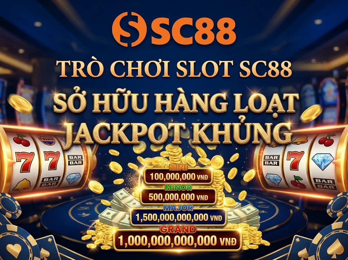 Game nổ hũ đổi thưởng SC88 với hàng loạt jackpot giá trị lớn